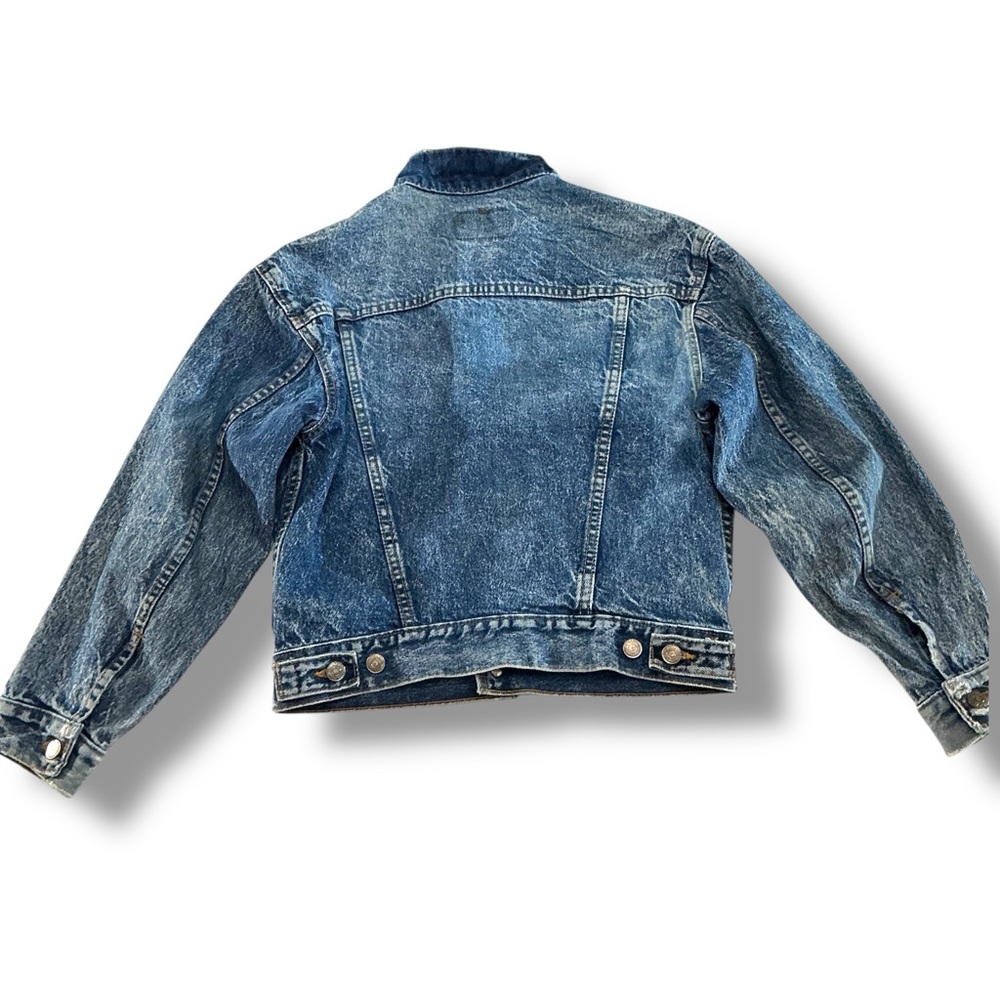 Stone Washed Acid Washed Jean Jacket - Picture 6 of 14